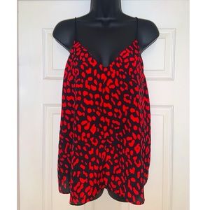 Alice & Olivia ‼️ SALE‼️ Contessa Camisole in leopard paprika –– NWT
